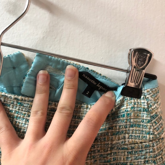 VINTAGE NANETTE LEPORE PLAID SKIRT - Picture 2 of 3